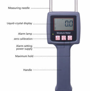 Taşınabilir nem ölçer plastik parçacık nem ölçer kömür nem ölçer AAA güç pil ağırlık sıcaklık kökenli - Product Image 3
