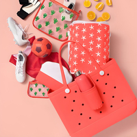 Sac de plage EVA pour femme, léger, robuste, imperméable, à deux sangles, grande capacité, pour la piscine, les voyages, les courses, impression personnalisée du logo