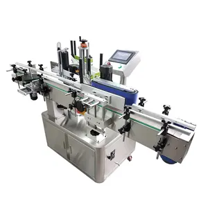 Supply automatic labeling machine/two side plane labeling machine/sticker labeling machine labeler for flat bottle