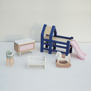 Meubles miniatures simulés, accessoires pour maison de poupée, décorations de scène, jouets de jeu d'imitation en bois - Product Image 3