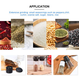 Moulin à <span class=keywords><strong>poivre</strong></span> et sel <span class=keywords><strong>en</strong></span> plastique <span class=keywords><strong>noir</strong></span> le plus vendu pour restaurant, avec mécanisme <span class=keywords><strong>en</strong></span> céramique, pour épices - Product Image 5