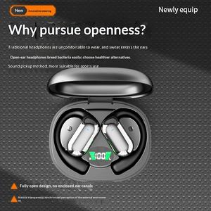 Écouteurs Bluetooth OWS à affichage numérique, étanches, pour le sport et les appels, avec réduction de bruit, à porter à l'oreille, pour la conduite - Product Image 2