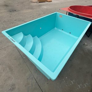 Piscina de fibra de vidrio prefabricada de 4m para patio trasero de casa familiar, tipo spa, para venta. - Product Image 3