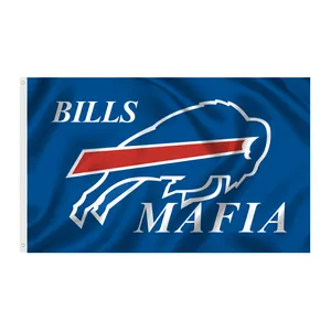 Consegna veloce Custom 3 x5ft nfl flags football banner Buffalo BILLS flag
