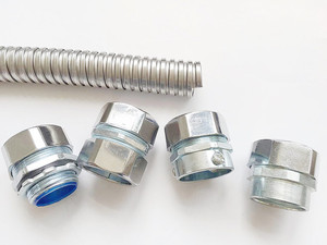 מחבר צינור מתכתי גמיש חשמלי נירוסטה SS304 DPJ אביזרי צינורות SS316 מחבר צינורות - Product Image 4
