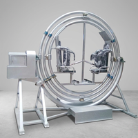 Gyroscope Humain Commercial sur Pied à Vendre, Équipement de Manège Gyroscopique 3D pour Parc d'Attractions Extérieur, Fabricant d'Équipements de Manèges