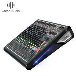 GAX-RWS12 Mixer de áudio profissional 99 DSP efeitos, console de som digital para DJ, equipamento de mixagem de áudio profissional de 12 canais