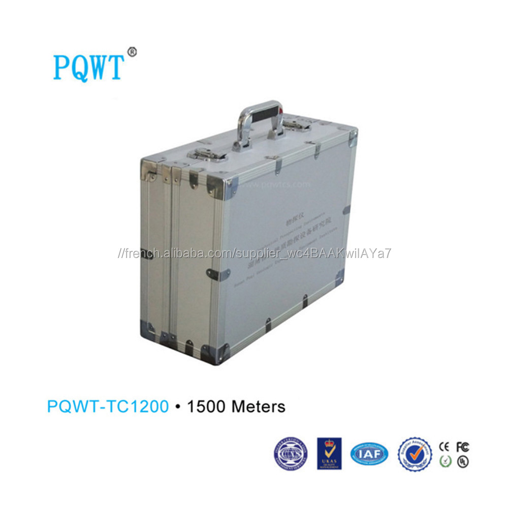 PQWT-TC1200 détecteur d'eau souterrain Localiser un Puits de Potentiel Site