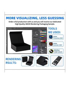 Sang Trọng Tùy Chỉnh In Ấn Chất Lượng Cao Gấp Giày Vải Đóng Gói Hộp Từ Đóng Cửa Dễ Dàng Lắp Ráp Hộp Cứng Nhắc - Product Image 5