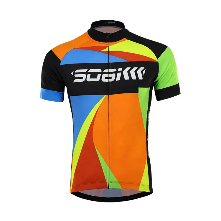 Jersey Bike Cycling OEM Short Sleeve Private Label Road Bike Top Shirts Pro Team Cycling Jersey Manufactures Bicycle Attire Kit Suit Reflective Logo