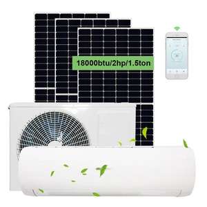 Climatisation hybride solaire <span class=keywords><strong>AC</strong></span>/DC à panneau vert, best-seller, 12 000 BTU, pour la maison - Product Image 2