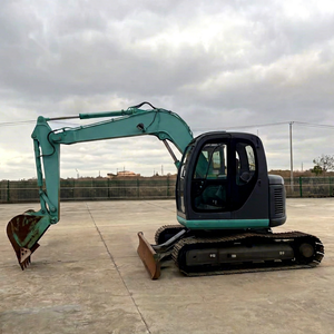 รถขุดขนาดเล็ก Kobelco SK75 น้ำหนัก 7 ตัน, รถขุด Kobelco มือสอง, สภาพดี, ชั่วโมงการทำงานน้อย, ขาย - Product Image 1