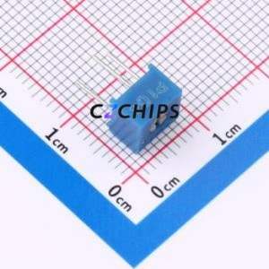 ตัวต้านทาน/โพเทนชิโอมิเตอร์แบบปรับได้สำหรับ3362P-104-3H ผ่านชิ้นส่วนรู (THT)-3P, ตัวต้านทาน7x6.8มม. 100Kohm 10% 500 250mw ppm/℃ - Product Image 1