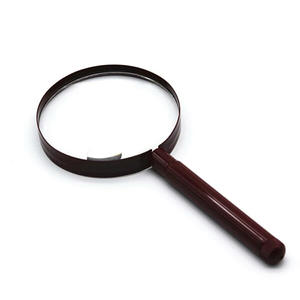 Stoemi 6732 2.<span class=keywords><strong>5X</strong></span> <span class=keywords><strong>5X</strong></span> Handheld Kacamata Kaca Pembesar (Magnifier Pembesar) dengan Pegangan Logam dan Bingkai - Product Image 1