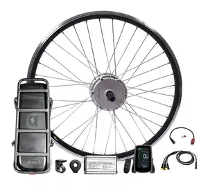 Sepeda listrik DIY 36v250w, Kit konversi sepeda dengan baterai Lithium, Kit sepeda listrik untuk sepeda 20 "250w tabung bawah