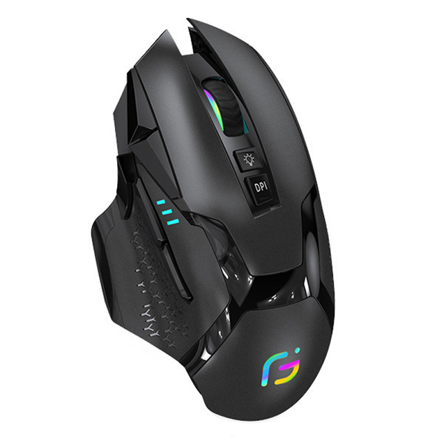 2.4G Wireless Tri-Mode Mouse E-Sports Dual-Mode for Bluetooth Charging USB Interface Silent Computer Mouse for Gamers 3D Style