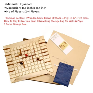 Table Top Wall Trap Me Popular Brinquedo Último ChessBoardgame Pasillo Tablero de estrategia Juegos de madera Juguetes - Product Image 3