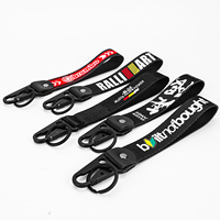 Sangle en polyester avec crochet en alliage de zinc, impression par transfert thermique personnalisée pour porte-clés de voiture, porte-badge, utilisation promotionnelle, cordon porte-clés