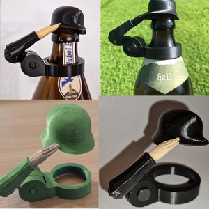 Nouveau produit transfrontalier : <span class=keywords><strong>Casque</strong></span> en plastique imitation bouteille de bière - Product Image 2