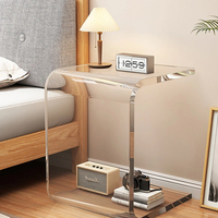 Moderner Transparenter Acryl-Beistelltisch für Esszimmer und Apartments Bestseller Wohnzimmermöbel für Zuhause & Hotel
