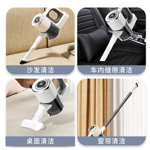 Handheld Cordless <b>Vacuum</b> Cleaner White 0.5L <b>Portable</b> For Home Car Cleaning - Product Image 4