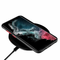 Pour Samsung S24 S23 S22 S21 S20 Ultra Plus FE A54 A34 A24 Note 20 Étui Charge sans fil Magnétique Coque de protection en cuir de luxe PPC16