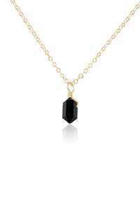 Pendentif en pierre de cristal à double terminaison en argent sterling 925, collier personnalisé pour femmes - Product Image 3
