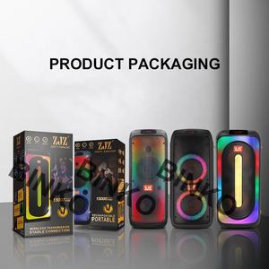 Binko 8 pulgadas fiesta al aire libre caja de sonido altavoz moda USB TF tarjeta FM <span class=keywords><strong>radio</strong></span> Bluetooth inalámbrico RGB fiesta altavoces - Product Image 5