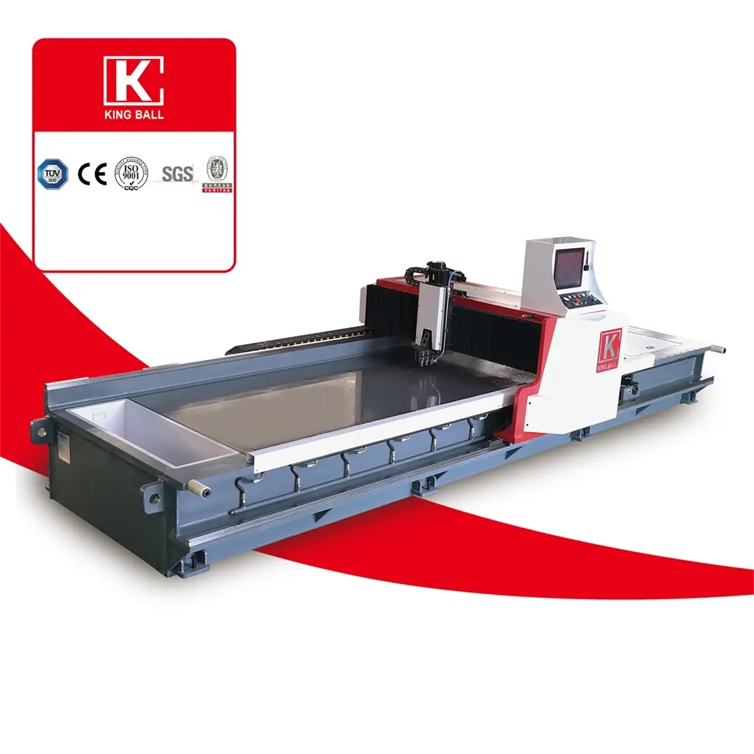 Macchina di scanalatura automatica ad alta velocità di Kingball V per la scanalatura della lamiera di acciaio inossidabile