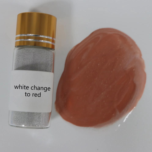 White Change to Red Cosmetics Grade, Micro High Concentration Pigment Encapsule Sphere, Can Encapsualte Active Ingredients