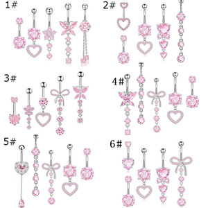 Zircone farfalla <span class=keywords><strong>ombelico</strong></span> anello pendente in acciaio titanio barra <span class=keywords><strong>ombelico</strong></span> <span class=keywords><strong>Piercing</strong></span> <span class=keywords><strong>oro</strong></span> placcato in acciaio inox cristallo gioielli da donna - Product Image 1