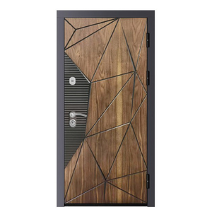 Puerta de madera moderna rusa/turca, puerta antirrobo, <span class=keywords><strong>entrada</strong></span> de estilo asiático <span class=keywords><strong>Central</strong></span>, apartamento de Hotel impermeable y antirrobo, Villa - Product Image 1