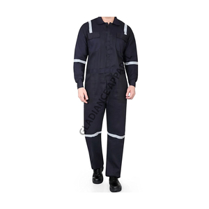Ensemble de vêtements de travail unisexe personnalisé pour le printemps et l'automne vêtements de protection en coton pour la réparation automobile veste de vêtements de travail de soudage - Product Image 1