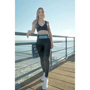 อุปกรณ์กีฬากลางแจ้งกันน้ำและกันขโมยเข็มขัดวิ่งกีฬาไนลอนปรับแต่งตามต้องการมีกระเป๋าคาดเอว - Product Image 2