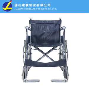Fauteuil roulant manuel Jianlian pliable avec frein en U pour personnes âgées et handicapées - Product Image 1