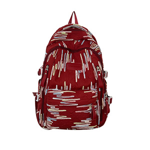 Vavabag Student <b>Backpack</b> 15 Inches Striped Pattern Girls <b>School</b> Education <b>Backpack</b> - Product Image 5