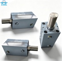 Cylindre hydraulique compact en alliage d'aluminium, monté verticalement, filetage externe, cylindre de serrage à profil mince, alésage de 63 mm, CX-SD50