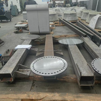 Komponen Mesin Berat yang Dilas Sesuai Pesanan untuk Mesin Pengeboran Terowongan, Pembuatan Gambar Fabrikasi Presisi CNC Boring dan Milling
