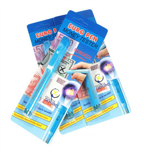 Stylo promotionnel de billet de banque de détecteur d'argent liquide de monnaie de lumière UV 2 dans 1 marqueur de testeur d'<span class=keywords><strong>euro</strong></span> - Product Image 1