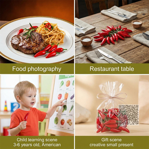 Livraison rapide légume artificiel réaliste faux poivre serrano petit piment réaliste faux légume pour la décoration d'art visuel - Product Image 2