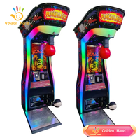 Golden Hand Punch und Kick Boxing Machine Beliebte Münz betriebene Arcade Park Boxing Arcade Game machine