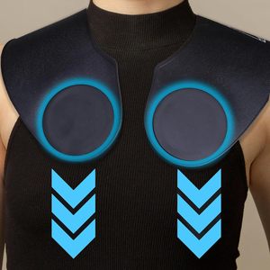 Cape <span class=keywords><strong>de</strong></span> <span class=keywords><strong>coupe</strong></span> <span class=keywords><strong>de</strong></span> <span class=keywords><strong>cheveux</strong></span> personnalisée avec guide pour coiffeur, en silicone lesté et imperméable, pour la protection des épaules - Product Image 4