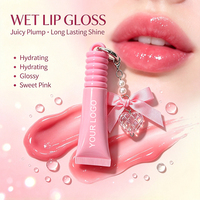 Rouge à lèvres liquide haute pigmentation en gros sous marque privée, maquillage personnalisé, végétalien, brillant, waterproof, hydratant, gloss à lèvres au peptide