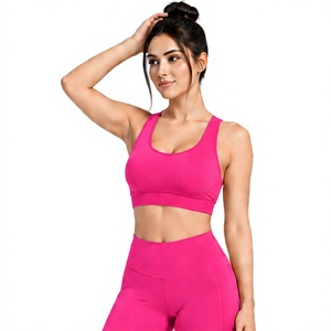 Conjunto de Yoga Personalizado para Mujer, Leggings de Cintura Alta, Sujetador Deportivo, Ropa Deportiva para Pilates, Gimnasio, Ejercicio, Transpirable, Elástica - Product Image 1