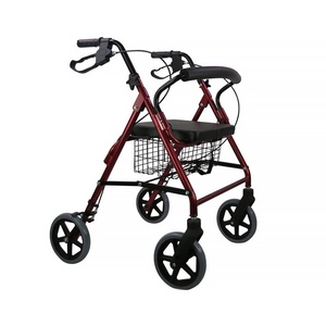 Aluminum Alloy American Style Shopping Four-Wheel <strong>Trolley</strong> Auxiliary Elderly Walking <strong>Mobility</strong> Walker - Product Image 2
