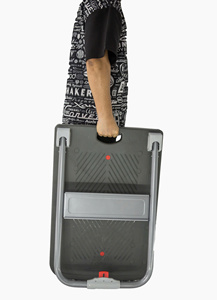 Four-Wheel <b>Platform</b> <b>Trolley</b> ABS Plastic Deck Steel Frame Industrial Heavy Duty Design for Warehouse Use Load Capacity 150-300 - Product Image 4