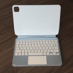 Clavier Magique Fin en Aluminium Anodisé CNC à Axe Plat pour iPad Air 11" (2026-2024 M4/M3/M2), Air5/Air4 10.9", Pro 11" (<span class=keywords><strong>2022</strong></span>-2018) - Product Image 4