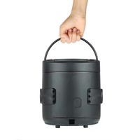 Projecteur LED Par sans fil RGBWAUV 6-en-1 étanche et ultra-plat 4*20W, batterie rechargeable, contrôle DMX512/WiFi, IP65, 1 000 000 Lumens