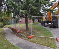 Location de clôture temporaire portable, barrière de construction galvanisée à chaud, clôture de sécurité amovible pour événements et chantiers