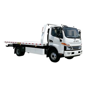 JAC Junling 4x2 <b>Flatbed</b> Towing <b>Truck</b> 5 Ton 3 Ton Slidebed Wrecker for City Road Rescue - Product Image 1